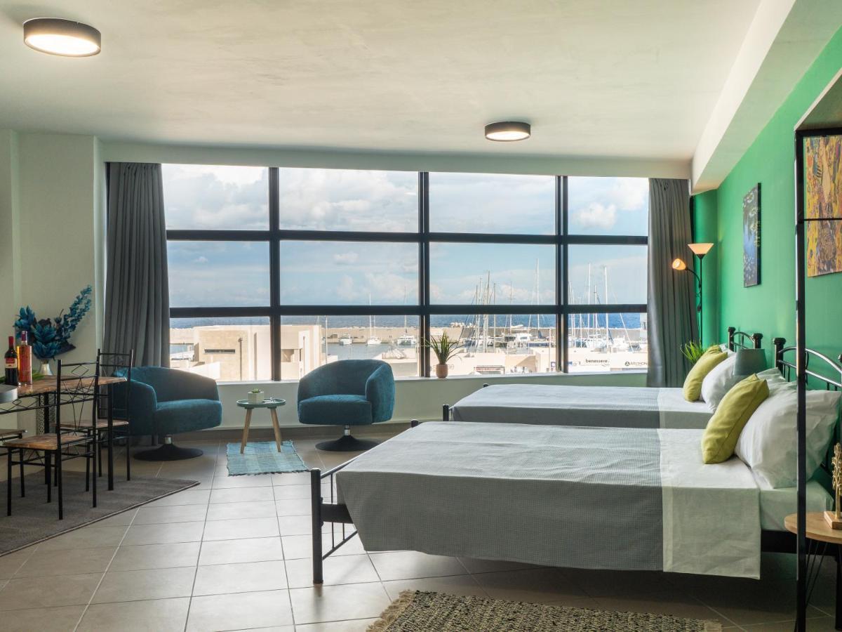 Marina View Rooms Rhodes City Esterno foto